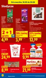 Gazetka promocyjna Lidl - Gazetka ważna od 18.06 do 20.06 - Gazetka - ważna od 20.06 do 20.06.2026 - strona 74 - produkty: Gra, Praliny, Raffaello, Wafle, Czekolada mleczna, Czekolada, Owoce morza, Owoce, Fa