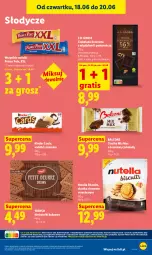 Gazetka promocyjna Lidl - Gazetka ważna od 18.06 do 20.06 - Gazetka - ważna od 20.06 do 20.06.2026 - strona 75 - produkty: Ciastka, Nutella, Ser, Gra, Prince Polo, Herbatniki, Czekolada, Deser, Alcon, Kakao, Kinder
