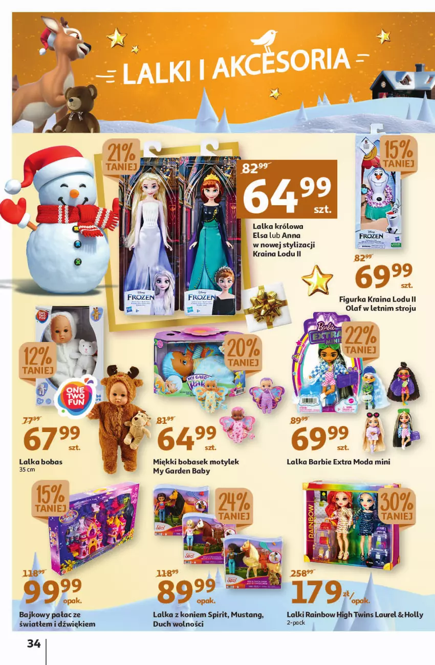 Gazetka promocyjna Auchan - Gazetka Magia Mikołajkowa Hipermarket Auchan - ważna 01.12 do 07.12.2022 - strona 34 - produkty: Lalka, Mus