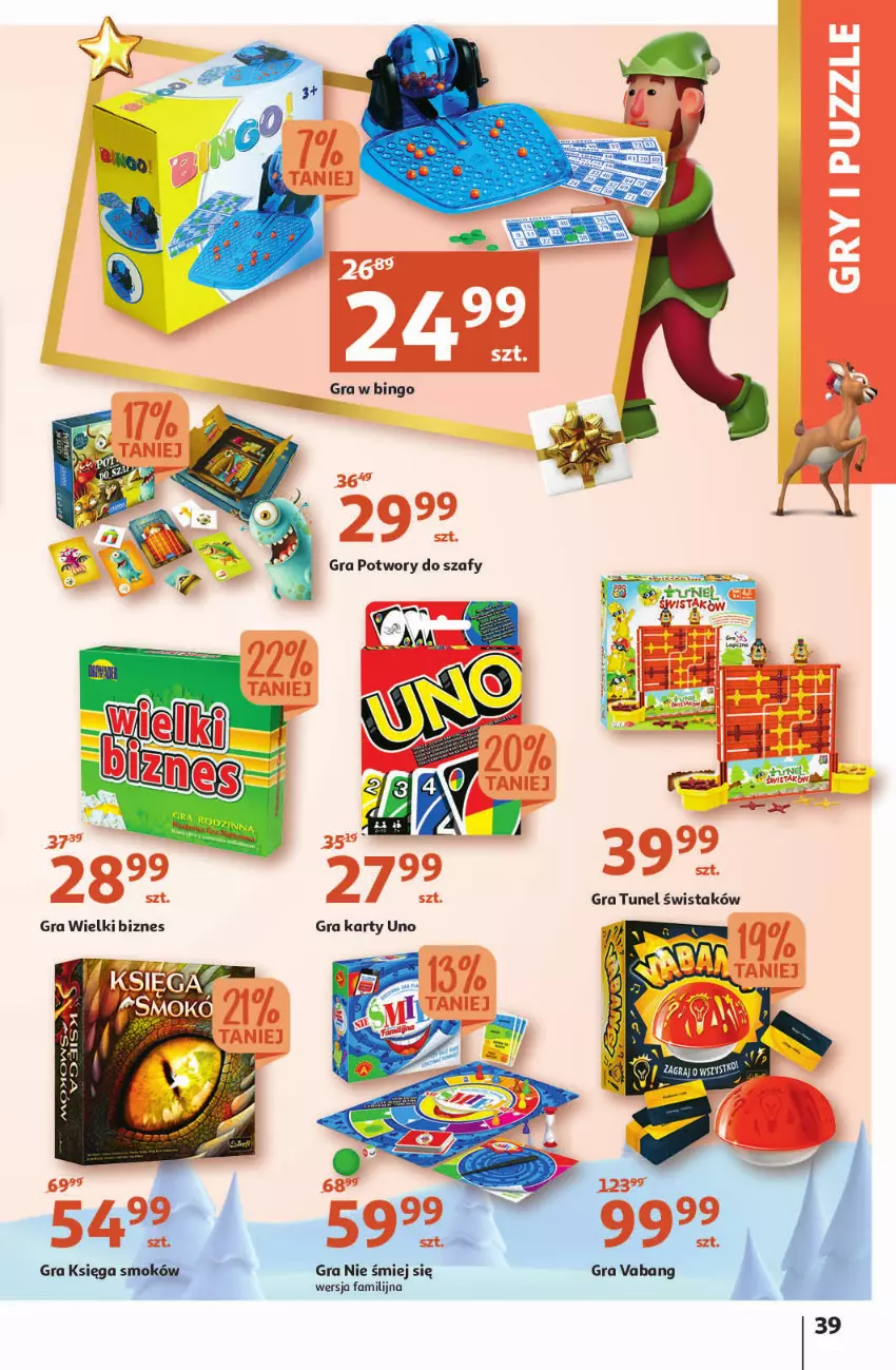 Gazetka promocyjna Auchan - Gazetka Magia Mikołajkowa Hipermarket Auchan - ważna 01.12 do 07.12.2022 - strona 39 - produkty: Fa, Gra