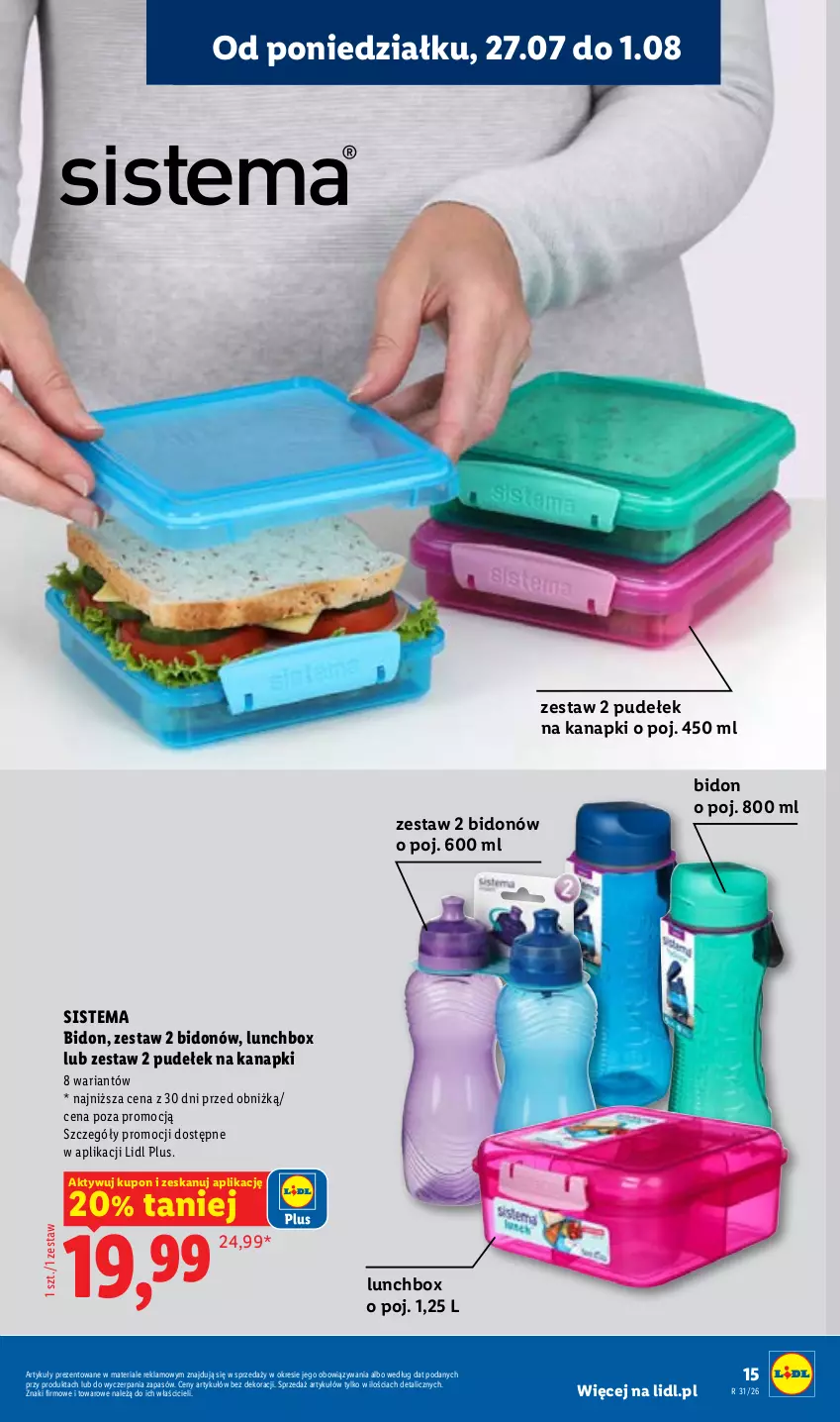 Gazetka promocyjna Lidl - Gazetka ważna od 27.07. do 01.08. - ważna 27.07 do 01.08.2026 - strona 15
