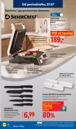 Gazetka promocyjna Lidl - Gazetka ważna od 27.07. do 01.08. - Gazetka - ważna od 01.08 do 01.08.2026 - strona 14 - produkty: Silvercrest, Sok, Por, Noż, Skrobaczka, Nóż do chleba, Grill kontaktowy, Nóż uniwersalny, Kuchnia, Chleb, Grill