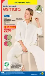 Gazetka promocyjna Lidl - Gazetka ważna od 27.07. do 01.08. - Gazetka - ważna od 01.08 do 01.08.2026 - strona 35 - produkty: Kosz, Koszula, Moda, Spodnie