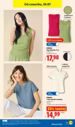 Gazetka promocyjna Lidl - Gazetka ważna od 27.07. do 01.08. - Gazetka - ważna od 01.08 do 01.08.2026 - strona 37 - produkty: Top, T-shirt