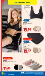 Gazetka promocyjna Lidl - Gazetka ważna od 27.07. do 01.08. - Gazetka - ważna od 01.08 do 01.08.2026 - strona 40 - produkty: Top, Ser, Miseczka, Biustonosz, Bielizna, Figi