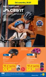 Gazetka promocyjna Lidl - Gazetka ważna od 27.07. do 01.08. - Gazetka - ważna od 01.08 do 01.08.2026 - strona 41 - produkty: Por, Gra, Kask, Rower, Sport, Bateria, Dzieci, Grafika