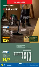 Gazetka promocyjna Lidl - Gazetka ważna od 27.07. do 01.08. - Gazetka - ważna od 01.08 do 01.08.2026 - strona 48 - produkty: Parkside, Odkurzacz, Przewód, Papier, Rura, Pasek, Ogród