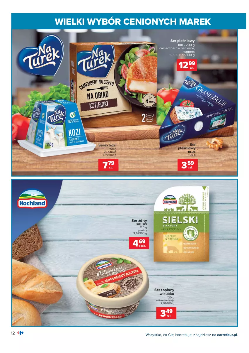 Gazetka promocyjna Carrefour - Gazetka Wielki wybór cenionych marek - ważna 02.11 do 14.11.2021 - strona 12 - produkty: Camembert, Ser, Ser pleśniowy, Ser topiony, Serek, Top