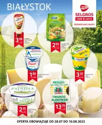 Gazetka promocyjna Selgros - Oferta regionalna - Gazetka - ważna od 09.10 do 09.10.2022 - strona 1 - produkty: Piec, Majonez, Jogurt naturalny, Twaróg, Jogurt, Tran, Twaróg półtłusty, Oleo, Mleko zsiadłe, Mleko, Fa