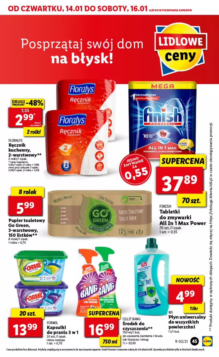 Gazetka promocyjna Lidl - GAZETKA - ważna 14.01 do 16.01.2021 - strona 45