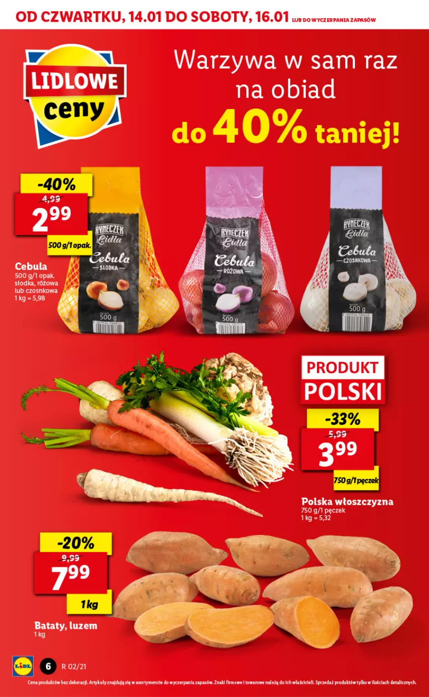 Gazetka promocyjna Lidl - GAZETKA - ważna 14.01 do 16.01.2021 - strona 6