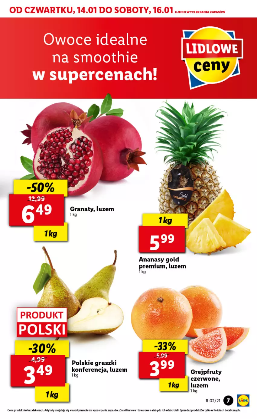 Gazetka promocyjna Lidl - GAZETKA - ważna 14.01 do 16.01.2021 - strona 7