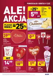 Gazetka promocyjna Aldi - ALE! CENA - Gazetka - ważna od 13.02 do 13.02.2021 - strona 13 - produkty: Ser, Praliny, Wafelek, Raffaello, Tera, Czekolada, Mon Chéri, E. Wedel, Kokos, Likier, Fa