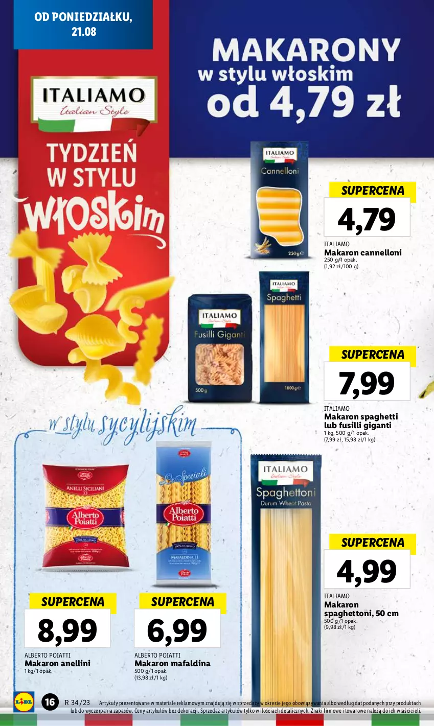 Gazetka promocyjna Lidl - GAZETKA - ważna 21.08 do 27.08.2023 - strona 22 - produkty: Fa, Makaron, Spaghetti