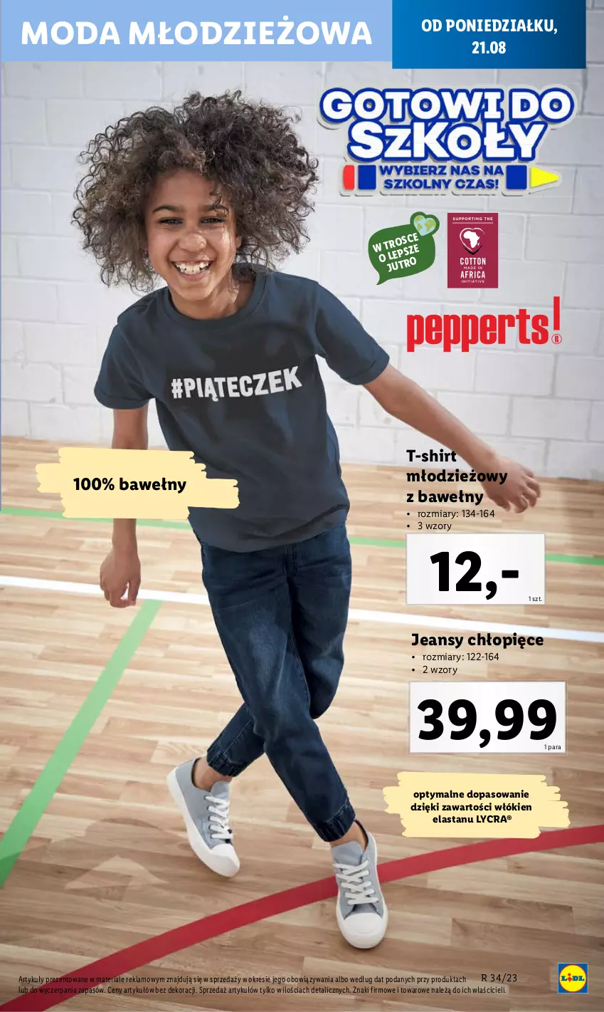 Gazetka promocyjna Lidl - GAZETKA - ważna 21.08 do 27.08.2023 - strona 59 - produkty: Moda, T-shirt