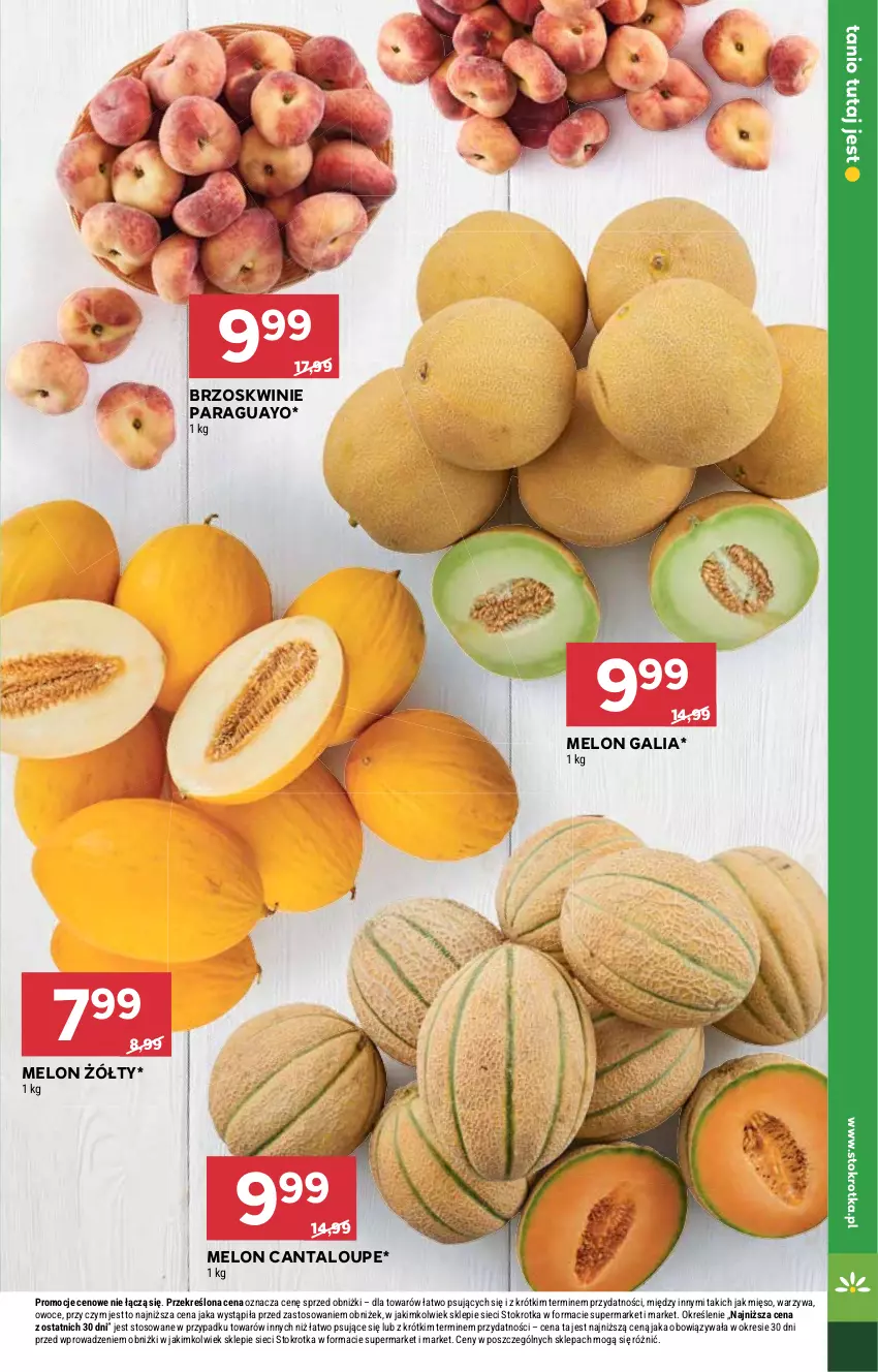 Gazetka promocyjna Stokrotka - Supermarket - ważna 13.06 do 19.06.2024 - strona 7 - produkty: Brzoskwinie, Melon, Mięso, Owoce, Warzywa