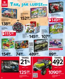 Gazetka promocyjna Selgros - Oferta przemysłowa - Gazetka - ważna od 18.08 do 18.08.2021 - strona 26 - produkty: Minecraft, LEGO Minecraft, Pociąg, Walizka, LEGO Friends, LEGO Technic, Pojazd, L.O.L., LEGO, Ducati, LEGO City, Klocki, Land Rover, LEGO Duplo, Mercedes Benz, Akumulator