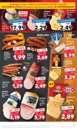 Gazetka promocyjna Kaufland - Gazetka tygodnia - Gazetka - ważna od 19.07 do 19.07.2023 - strona 17 - produkty: Kurczak, Krakus, Ser, Mazdamer, Hot dog, Królewski, Kurczak gotowany, Bell, Kiełbasa krakowska, Parówki, Madej Wróbel, Mlekovita, Szynka, Parówki hot dog, Gouda, Kiełbasa, Olewnik, Mleko