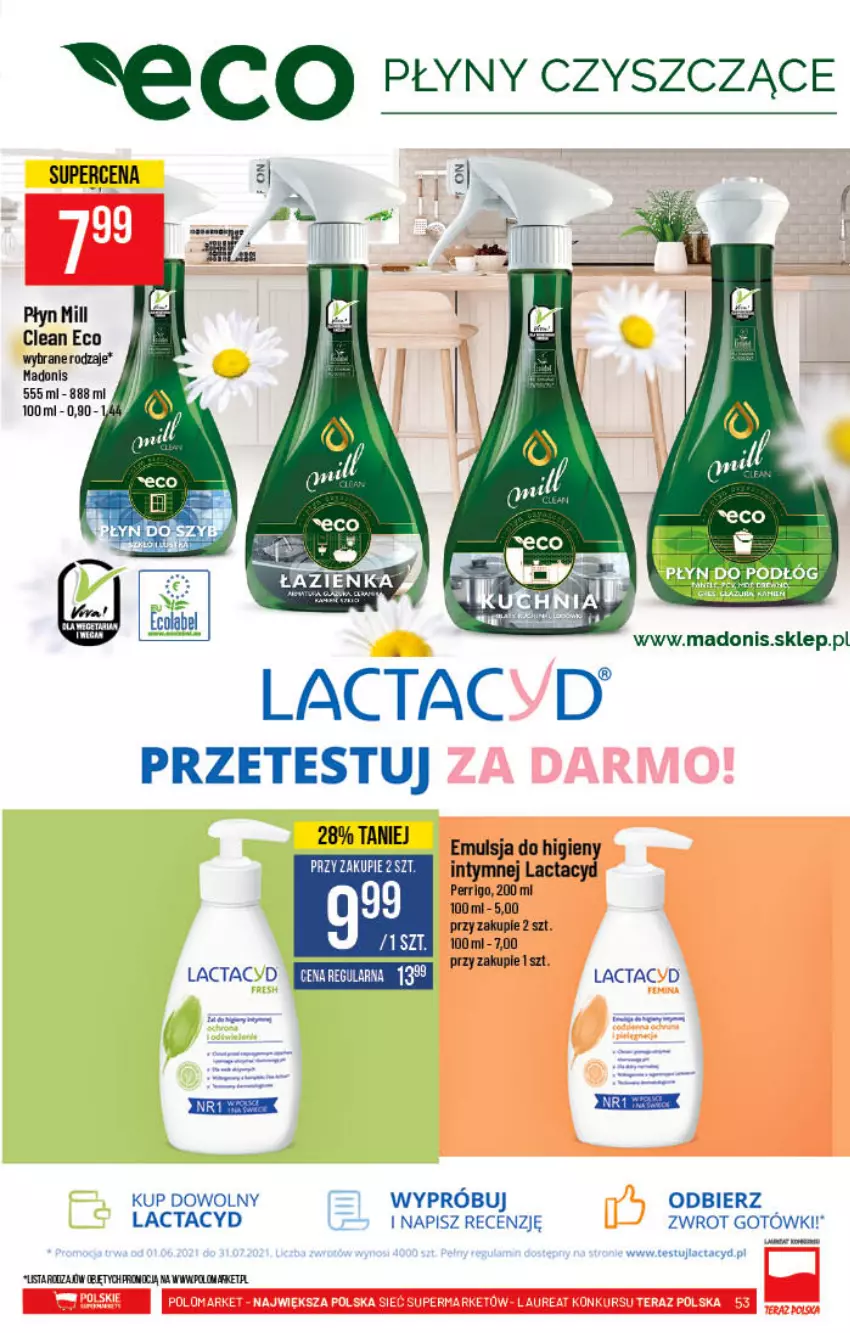 Gazetka promocyjna PoloMarket - Gazetka pomocyjna - ważna 28.07 do 03.08.2021 - strona 53 - produkty: Emulsja, Lactacyd