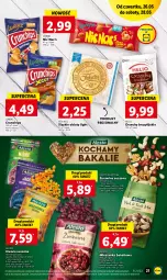 Gazetka promocyjna Lidl - GAZETKA - Gazetka - ważna od 28.05 do 28.05.2022 - strona 21 - produkty: Bell, Jagody, Crunchips, Lorenz, Owoce, Mieszanka bakaliowa, Helio, Owoce suszone