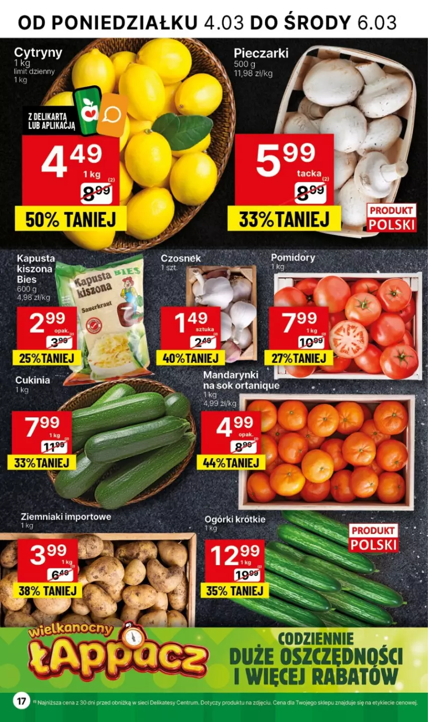 Gazetka promocyjna Delikatesy Centrum - NOWA GAZETKA Delikatesy Centrum od 4 marca! 4-10.03.2024 - ważna 04.03 do 10.03.2024 - strona 17 - produkty: Cytryny, LG, Mandarynki, Piec, Por, Rum, Sok, Ziemniaki