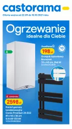 Gazetka promocyjna Castorama - Gazetka Castorama - Gazetka - ważna od 10.10 do 10.10.2021 - strona 1 - produkty: Grzejnik, Koc, Grzejnik łazienkowy, Ogrzewanie, Kocioł gazowy