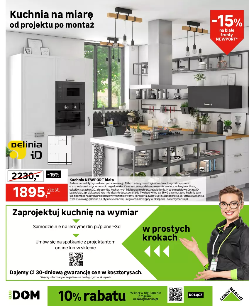 Gazetka promocyjna Leroy Merlin - Gazetka Leroy Merlin - ważna 13.09 do 03.10.2023 - strona 11 - produkty: Bateria, Bateria kuchenna, Gra, Korpusy, Kosz, Kuchnia, Meble, Por, Sok, Syfon, Zestaw mebli kuchennych, Zlew