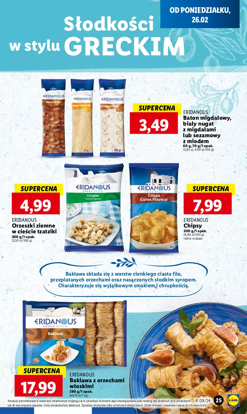 Gazetka promocyjna Lidl - GAZETKA - ważna 26.02 do 28.02.2024 - strona 27 - produkty: Baton, Chipsy, Orzeszki, Orzeszki ziemne, Sezam, Syrop