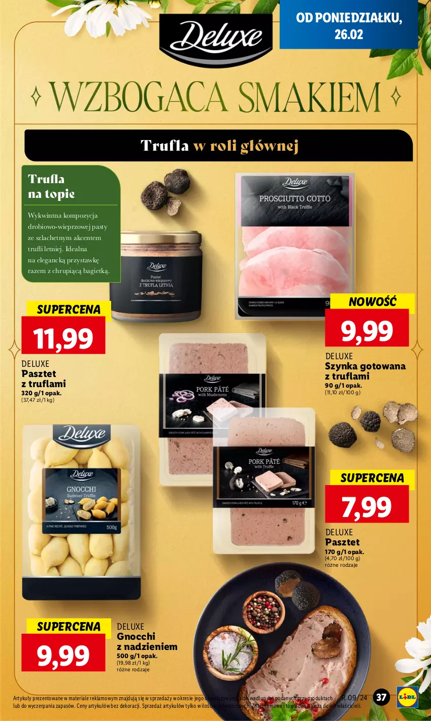 Gazetka promocyjna Lidl - GAZETKA - ważna 26.02 do 28.02.2024 - strona 39 - produkty: Gnocchi, Pasztet, Szynka, Top