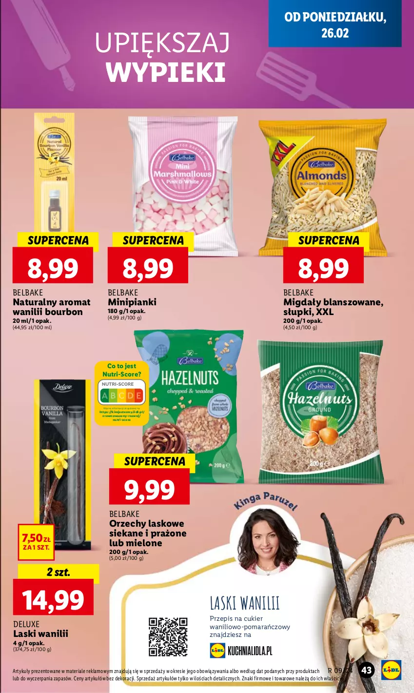 Gazetka promocyjna Lidl - GAZETKA - ważna 26.02 do 28.02.2024 - strona 45 - produkty: Bourbon, Cukier, Migdały, Wazon