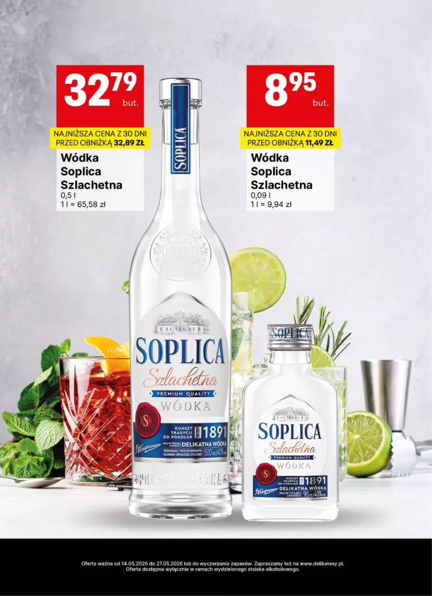 Gazetka promocyjna Delikatesy Centrum - Delibarek DC20-DC21 - ważna 14.05 do 27.05.2026 - strona 6 - produkty: Rama, Soplica, Wódka