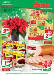 Gazetka promocyjna Dino - Gazetka - Gazetka - ważna od 14.12 do 14.12.2021 - strona 1 - produkty: Ser, JBL, Winiary, Szynkowa wieprzowa, Gwiazda, Margaryna, Kasia