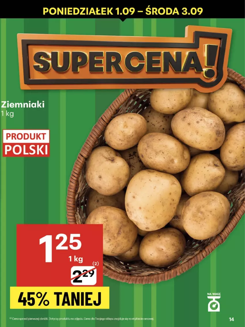 Gazetka promocyjna Delikatesy Centrum - Franczyza DC35 Czwartek - ważna 28.08 do 03.09.2025 - strona 14 - produkty: Ziemniaki