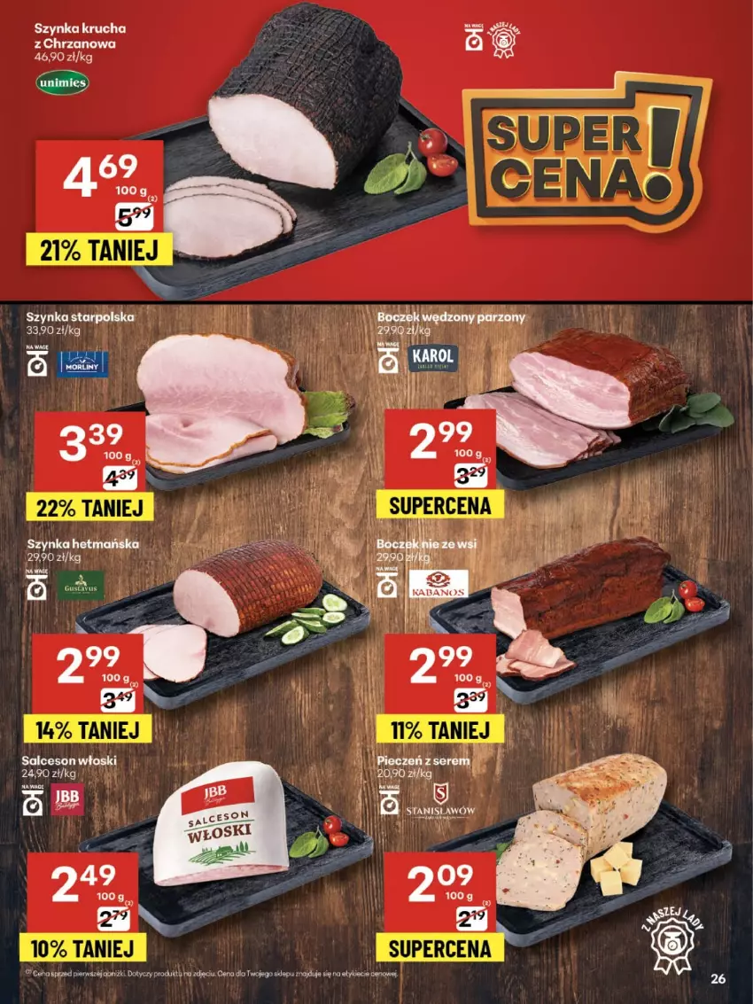 Gazetka promocyjna Delikatesy Centrum - Franczyza DC35 Czwartek - ważna 28.08 do 03.09.2025 - strona 26 - produkty: Chrzan, Salceson, Szynka
