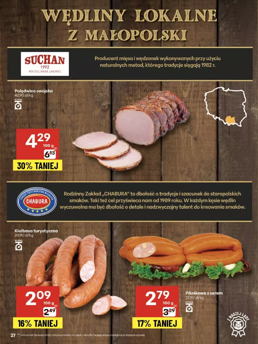 Gazetka promocyjna Delikatesy Centrum - Franczyza DC35 Czwartek - ważna 28.08 do 03.09.2025 - strona 27 - produkty: Kiełbasa, Polędwica