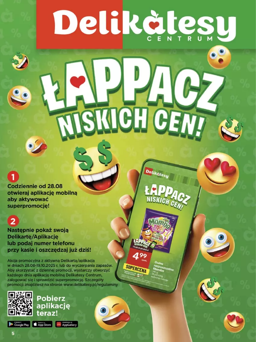 Gazetka promocyjna Delikatesy Centrum - Franczyza DC35 Czwartek - ważna 28.08 do 03.09.2025 - strona 5 - produkty: Mobil, Rum, Telefon