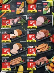 Gazetka promocyjna Delikatesy Centrum - Franczyza DC35 Czwartek - Gazetka - ważna od 03.09 do 03.09.2025 - strona 44 - produkty: Kurczak, Top, Ser, Hot dog, Kurczak gotowany, Parówki, Serdelki, Szynka, Parówki hot dog, Kabanos, Kiełbasa, Fa