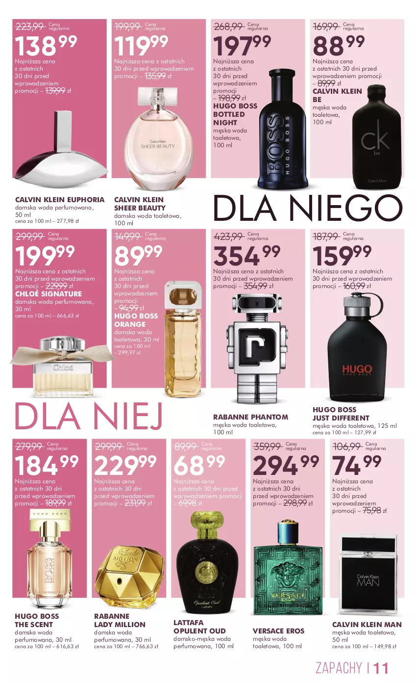 Gazetka promocyjna Super Pharm - Gazetka - ważna 14.02 do 27.02.2025 - strona 11 - produkty: Calvin Klein, Chloé, Fa, Hugo Boss, Lion, Perfum, Versace, Woda, Woda perfumowana, Woda toaletowa