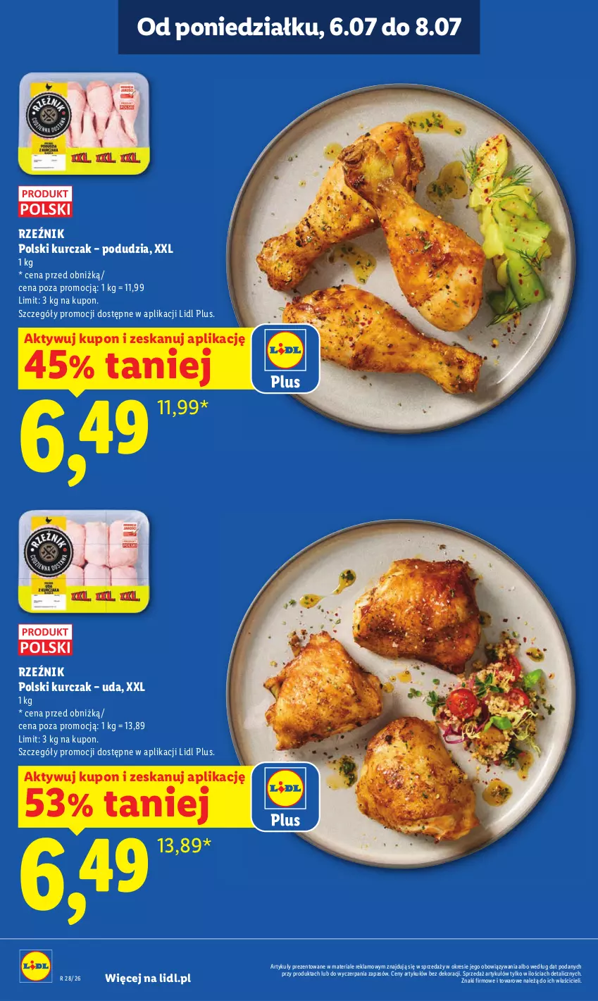 Gazetka promocyjna Lidl - Gazetka ważna od 6.07 do 8.07 - ważna 06.07 do 08.07.2026 - strona 10 - produkty: Kurczak