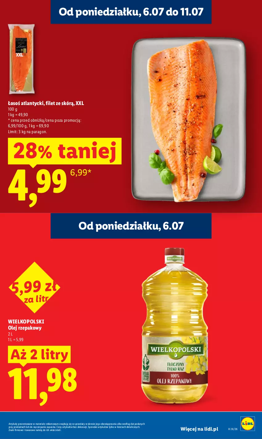 Gazetka promocyjna Lidl - Gazetka ważna od 6.07 do 8.07 - ważna 06.07 do 08.07.2026 - strona 15 - produkty: Olej, Olej rzepakowy