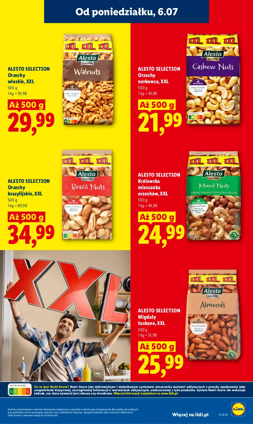 Gazetka promocyjna Lidl - Gazetka ważna od 6.07 do 8.07 - ważna 06.07 do 08.07.2026 - strona 55 - produkty: Migdały, Migdały łuskane, Orzechy włoskie