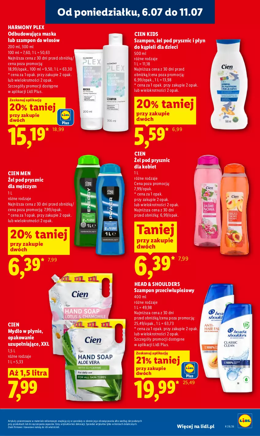 Gazetka promocyjna Lidl - Gazetka ważna od 6.07 do 8.07 - ważna 06.07 do 08.07.2026 - strona 59 - produkty: Dzieci, Maska, Mydło, Mydło w płynie, Płyn do kąpieli, Szampon