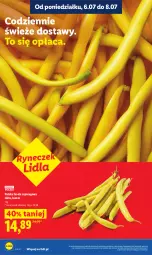 Gazetka promocyjna Lidl - Gazetka ważna od 6.07 do 8.07 - Gazetka - ważna od 08.07 do 08.07.2026 - strona 16 - produkty: Fasola, Fasola szparagowa, Fa