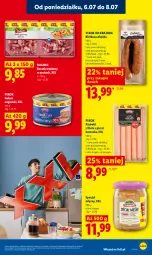 Gazetka promocyjna Lidl - Gazetka ważna od 6.07 do 8.07 - Gazetka - ważna od 08.07 do 08.07.2026 - strona 41 - produkty: Kurczak, Kiełbasa wiejska, Parówki, Dulano, PIKOK, Boczek, Kiełbasa