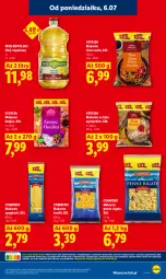 Gazetka promocyjna Lidl - Gazetka ważna od 6.07 do 8.07 - Gazetka - ważna od 08.07 do 08.07.2026 - strona 47 - produkty: Makaron, Penne, Spaghetti, Olej rzepakowy, Olej