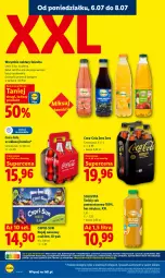 Gazetka promocyjna Lidl - Gazetka ważna od 6.07 do 8.07 - Gazetka - ważna od 08.07 do 08.07.2026 - strona 48 - produkty: Sok pomarańczowy, Sok, Coca-Cola, Napój, Nektar