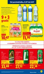 Gazetka promocyjna Lidl - Gazetka ważna od 6.07 do 8.07 - Gazetka - ważna od 08.07 do 08.07.2026 - strona 49 - produkty: Piwa, Sok pomarańczowy, Sok, Mus, Gra, Heineken, Sok jabłkowy, Muszynianka, Woda mineralna, Woda, Nektar, Magnez, Lech Premium, Hortex