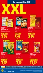 Gazetka promocyjna Lidl - Gazetka ważna od 6.07 do 8.07 - Gazetka - ważna od 08.07 do 08.07.2026 - strona 56 - produkty: Ser, Orzeszki, Chipsy, Tortilla, Chrupki, Pizza, Bazyl, Lorenz