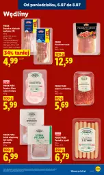 Gazetka promocyjna Lidl - Gazetka ważna od 6.07 do 8.07 - Gazetka - ważna od 08.07 do 08.07.2026 - strona 67 - produkty: Piec, Pur, Salami, Parówki, Parówki z szynki, Prosciutto, Szynka, PIKOK, Schab wieprzowy, Boczek