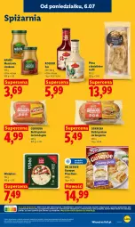 Gazetka promocyjna Lidl - Gazetka ważna od 6.07 do 8.07 - Gazetka - ważna od 08.07 do 08.07.2026 - strona 71 - produkty: Sos, Mus, Gra, Hot dog, Dr. Oetker, Pizza, Burger, Kamis, Musztarda